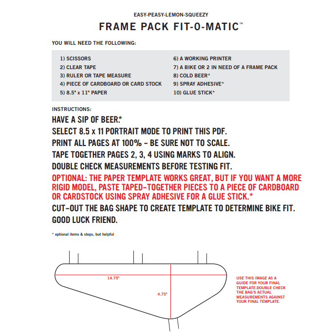 Frame Pack, Small-Banjo Brothers