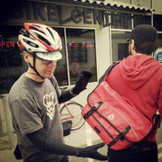 Messenger Bag Medium, Red-Banjo Brothers