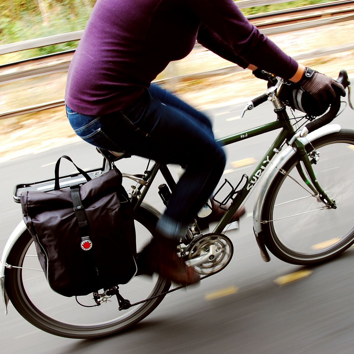 Banjo Brothers Black Waterproof Pannier